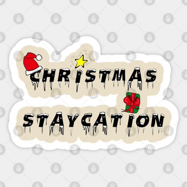 Christmas Staycation Sticker by DitzyDonutsDesigns